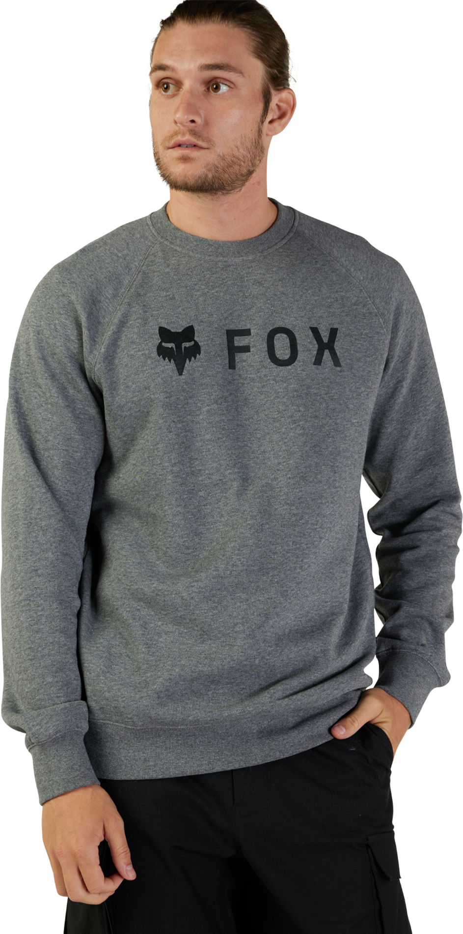 FOX Felpa  Absolute Fleece Crew Grigio Graffite