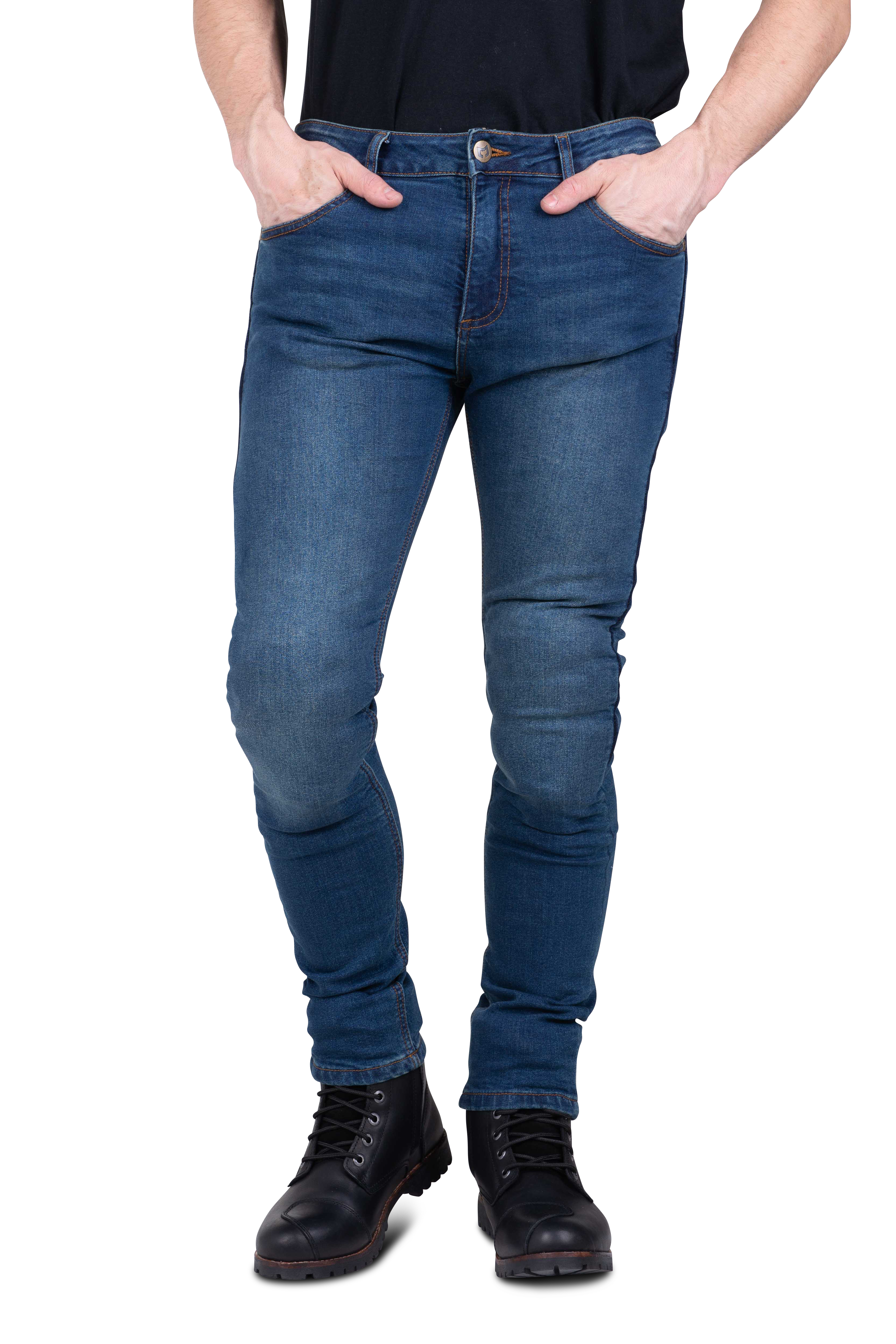 Course Jeans Moto  Norman Tapered Fit Blu Scuro