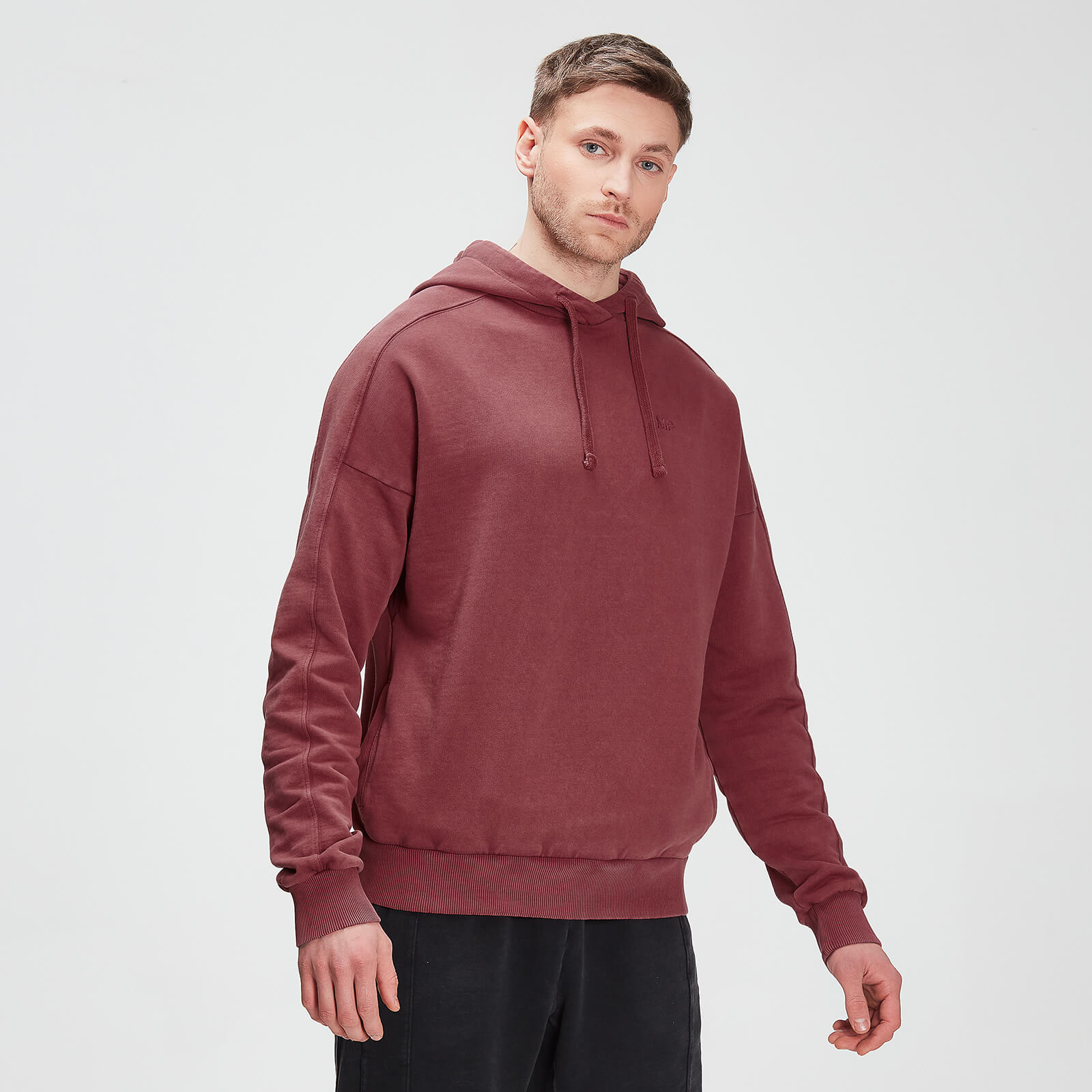 Mp Men's Raw Training Hoodie - Claret - XXS