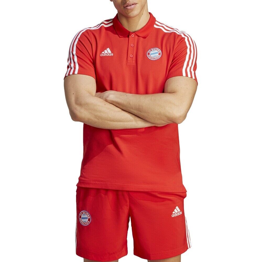 adidas Polo FC Bayern München - Adulto - S;m;l - Rosso