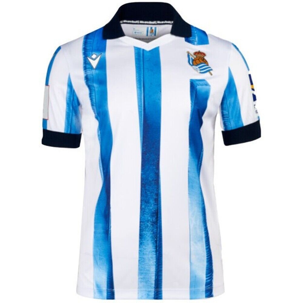 Macron Real Sociedad Maglia Home 2023/2024 - Adulto - M;l - Blu