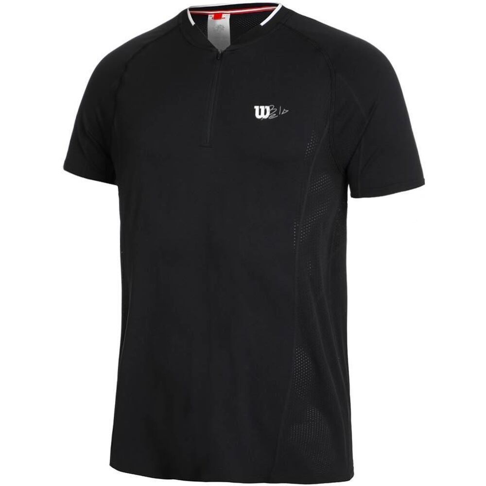 Wilson T-Shirt X Bela Seamless Zip 2.0 - Adulto - L;m - Blu
