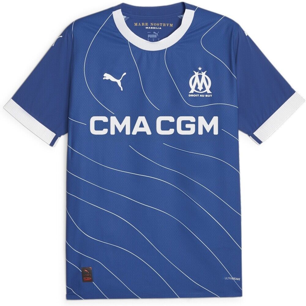 Puma Maglia Away Authentic Om 2023/24 - Uomo - Xs;l;xl;2xl;m;3xl;s - Blu