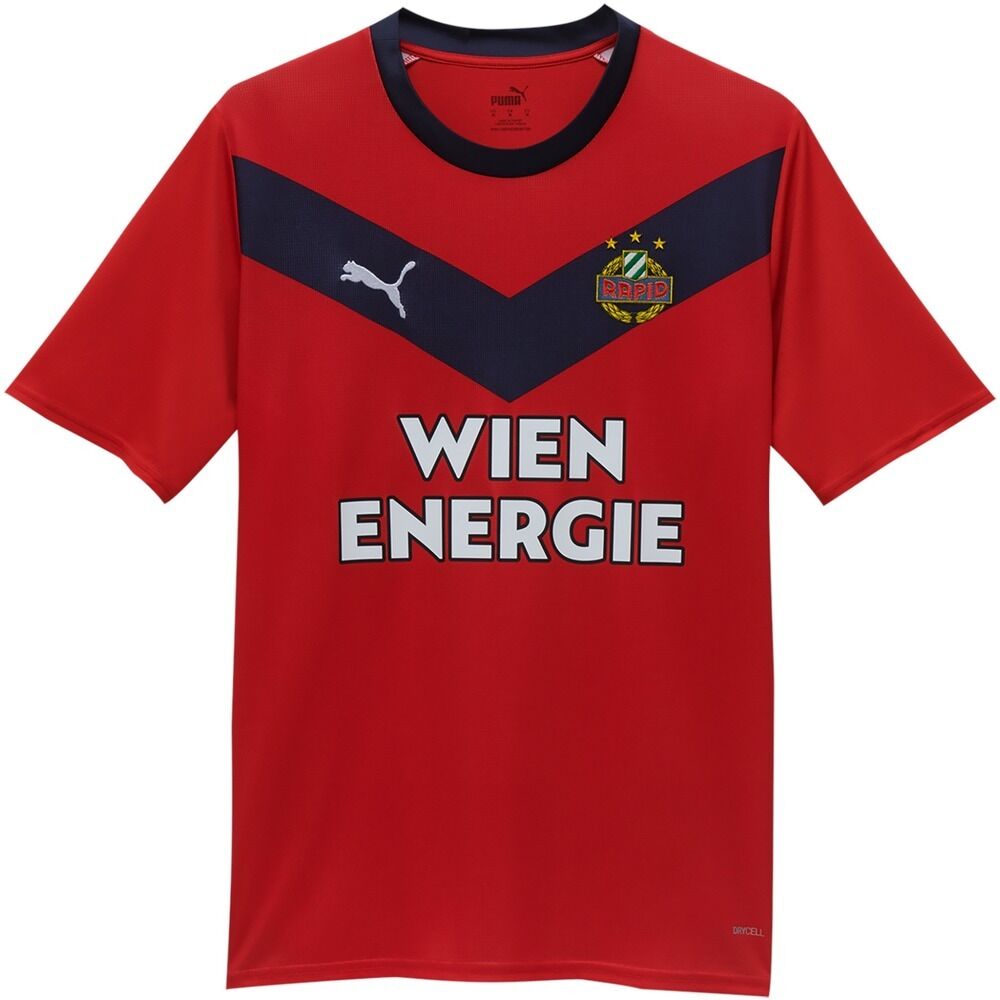 Puma Sk Rapid Vienna Maglia Away 2023/2024 - Adulto - L;xl;2xl;s;m - Rosso