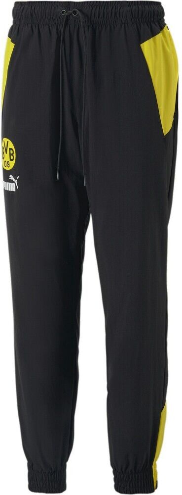 Puma Pantaloni Dortmund Woven Noir - Uomo - L;xs;xl;2xl;s;m - Nero