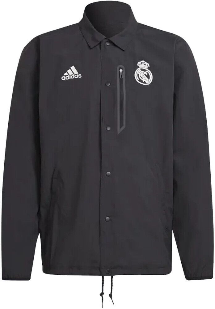 adidas Giacca Travel Coach Real Madrid - Uomo - Xl;s;m;3xl - Nero