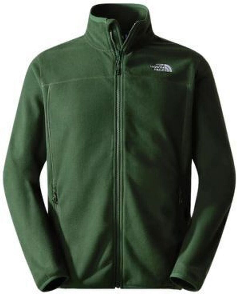 The North Face Pile Con Cerniera Integrale 100 Glacier - Uomo - S;xl;m - Verde