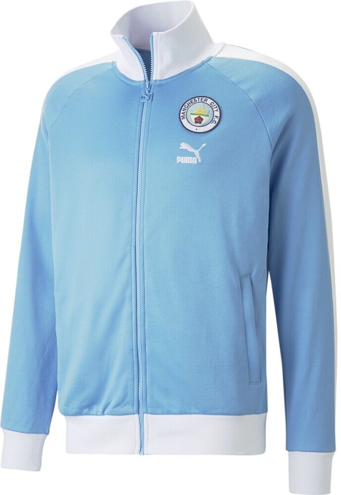 Puma Giacca Da Tuta T7 Heritage Manchester City - Adulto - L;s;xl;m - Blu