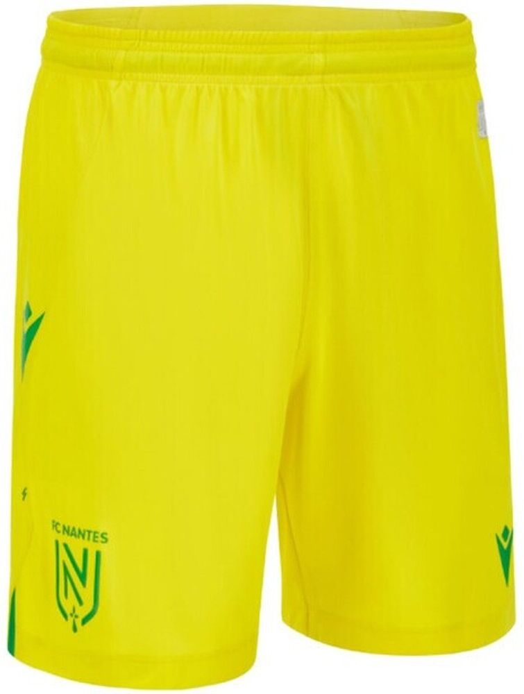 Macron Pantaloncini Home Authentic Fc Nantes 2023/24 - Adulto - S;m;xl;l - Giallo