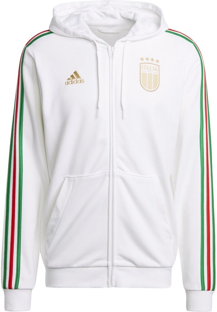 adidas Italia Dna Giacca Capuche - Adulto - S;m;l;xl - Bianco