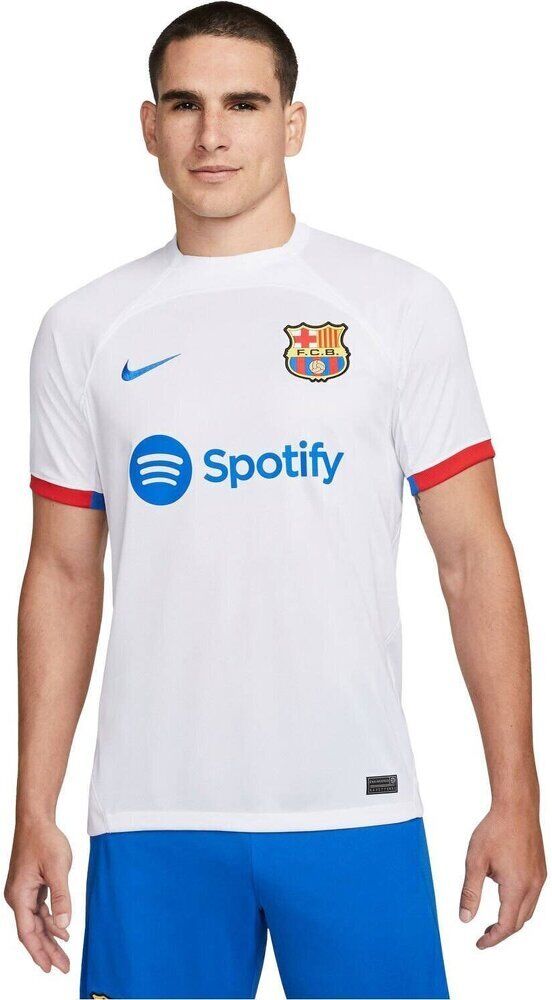 Nike Maglia Fc Barceloneaway 2023/2024 - Adulto - S;l - Bianco