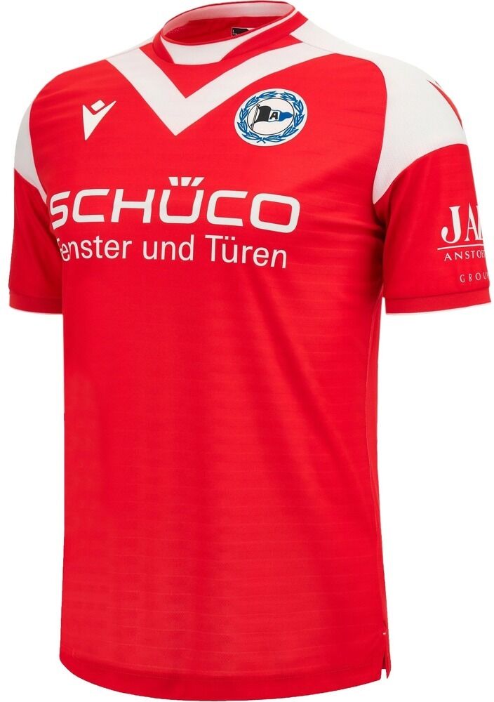 Macron Maglia Third Dsc Arminia Bielefed 2023/24 - Uomo - S;m;l;xl;2xl;3xl - Rosso