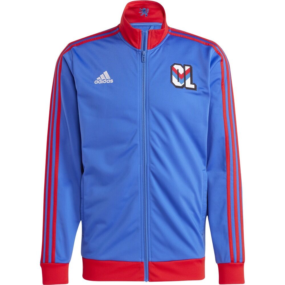 adidas Adidas Giacca Olympique Lyon Fanswear 2023/2024 - Adulto - Xs;s;l - Blu