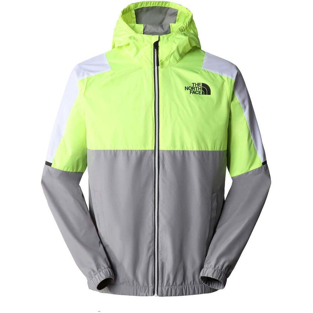 The North Face Mountain Athletics Wind Full Zip Giacca Meld Led - Uomo - L;s - Grigio