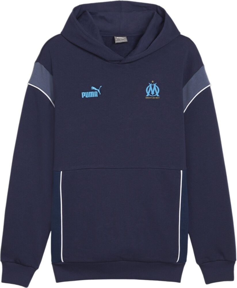 Puma Olympique Marseille Ftbl Hoody - Adulto - S;m;xl;l - Nero