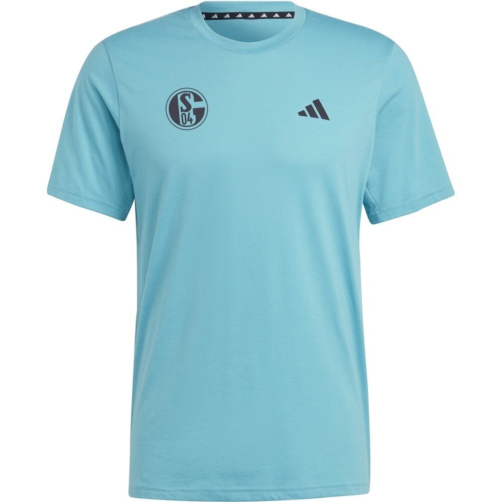 adidas Fc Schalke 04 T-Shirt - Adulto - S;3xl;m;l;xl;2xl - Blu