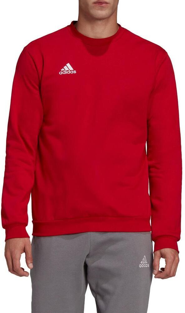 adidas Felpa Entrada 22 - Uomo - 3xl;xs;s;m;l;xl;2xl - Rosso