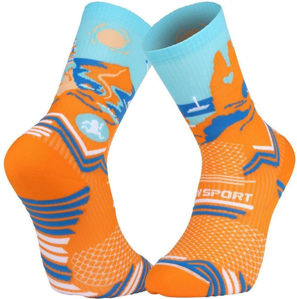 Bv Sport Calzini Trail Dbdb Corsica - Adulto - 36/38;39/41;42/44;45/47 - Arancione