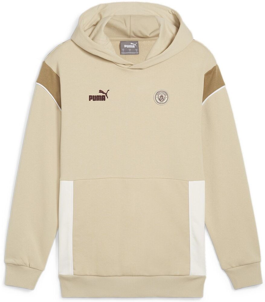 Puma Hoodie Ftblarchive Manchester City - Adulto - S;m;l;xl;2xl - Beige