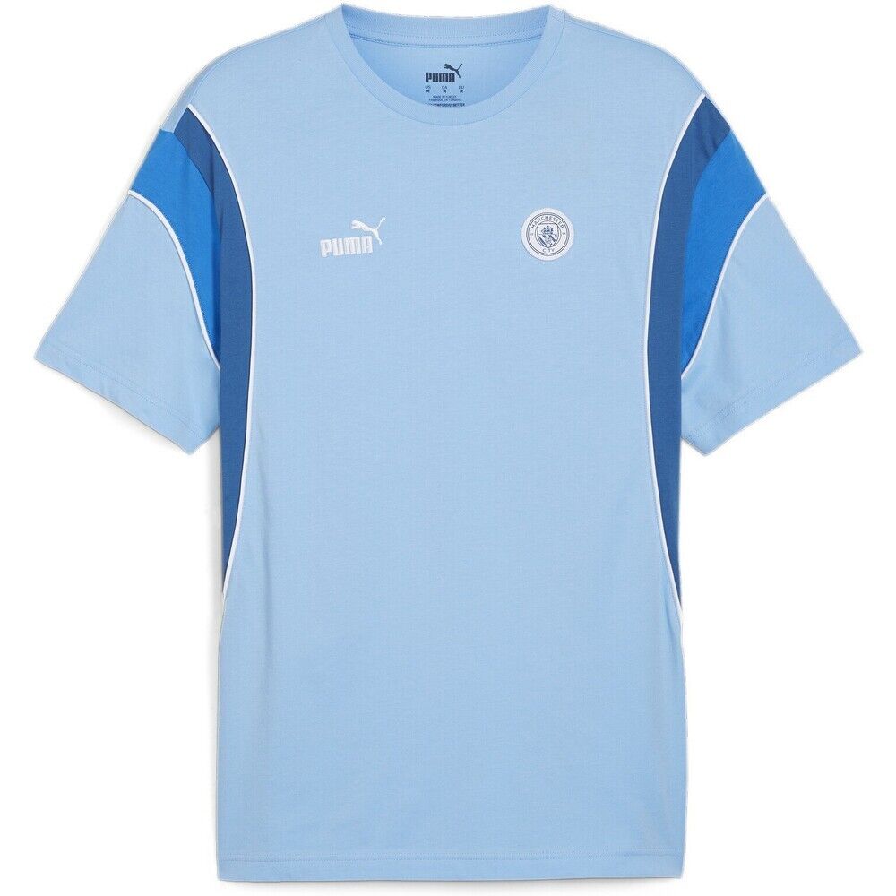 Puma T-Shirt Ftblarchive Manchester City - Adulto - L;xl;m;s - Blu