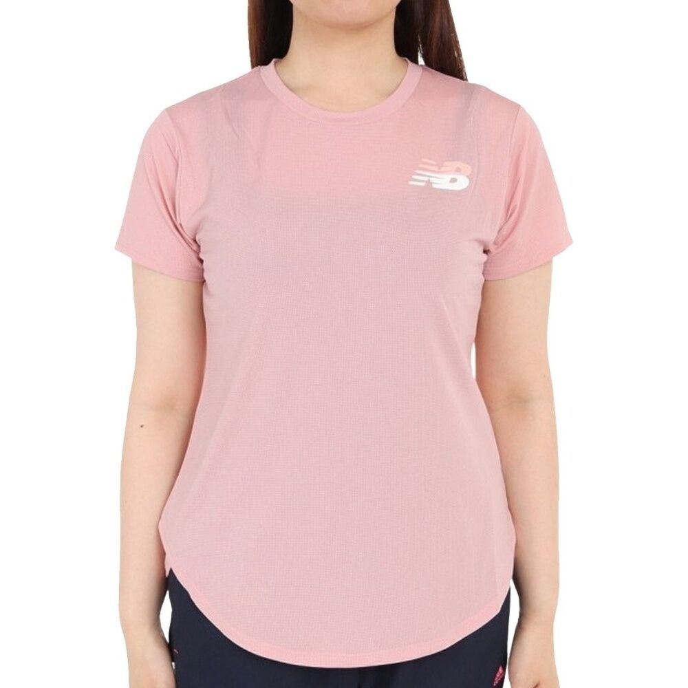 New Balance Graphic Accelerate T-Shirt - Adulto - S;m - Rosa