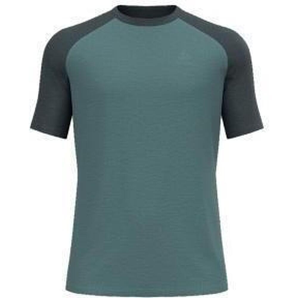 Odlo T-Shirt Ascent Performance Wool 125 - Uomo - L;m;xl - Blu