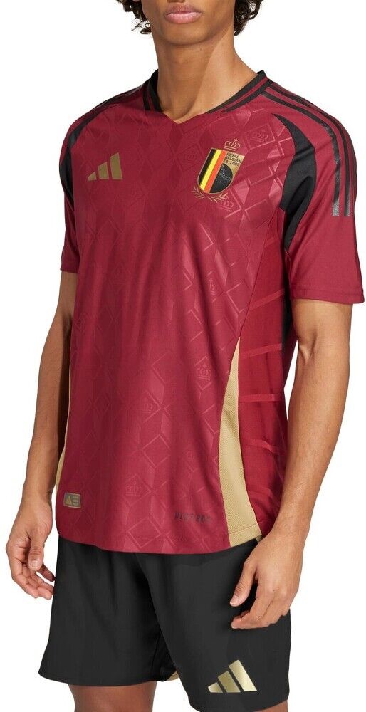 adidas Belgio Maglia Autentica Home 2024 - Adulto - S;xl;m;2xl;l - Rosso