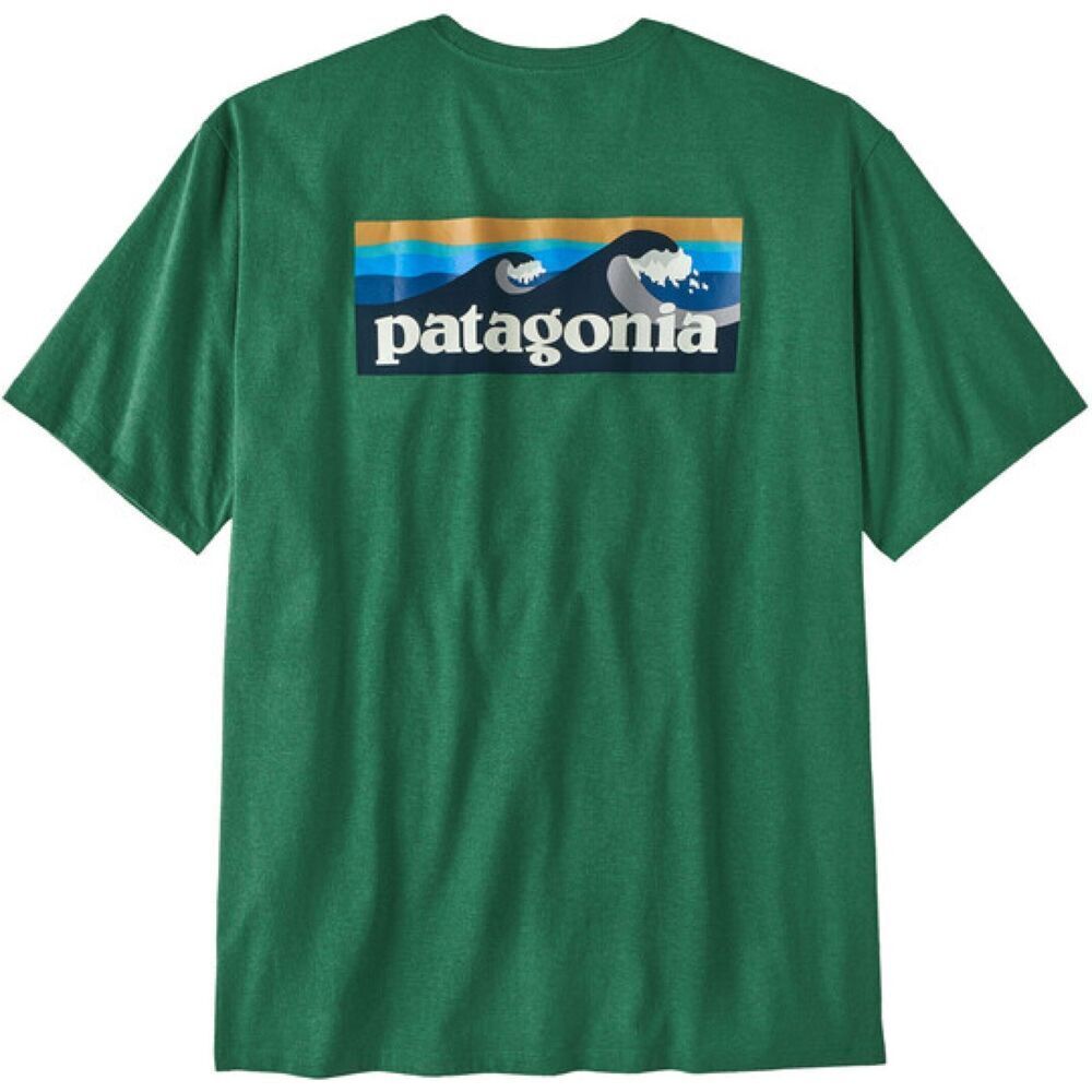 Patagonia T-Shirt Board Pantaloncini Logo Pocket Gather - Uomo - S;l - Verde
