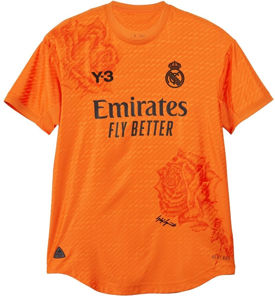 adidas Real Madrid Y3 Auth. Maglia 4Th 2023/2024 - Adulto - 2xl;s;m;l - Arancione