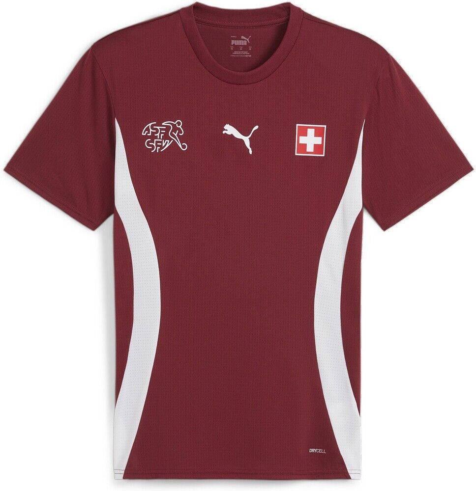 Puma Maglia Pre-Match Svizzera - Adulto - S;m;l;xl - Rosso