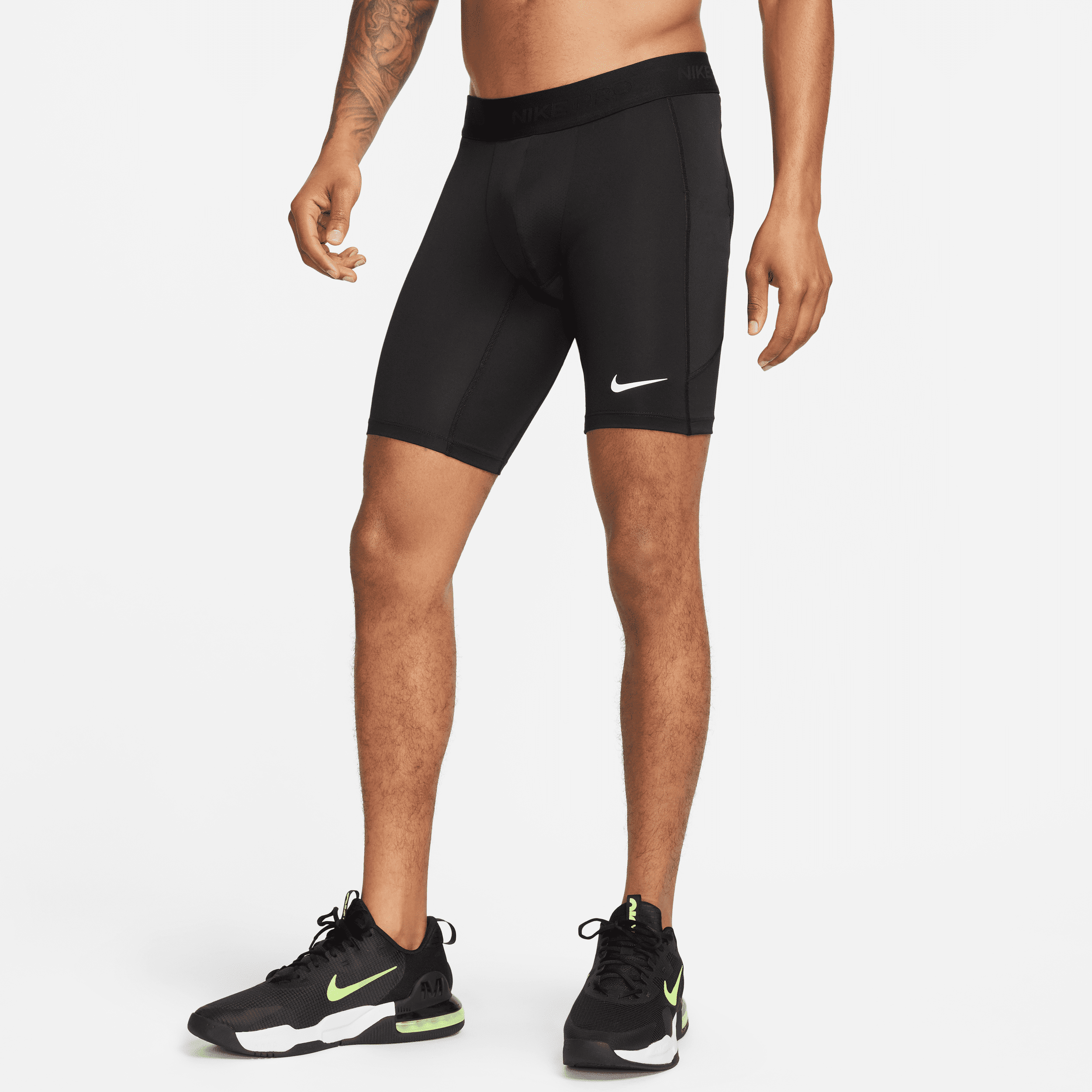 nike shorts lunghi da fitness dri-fit  pro – uomo - nero