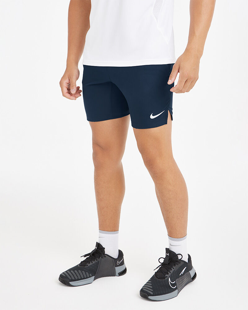 Nike Pantaloncini Team Blu Navy Uomo 0412NZ-451 S