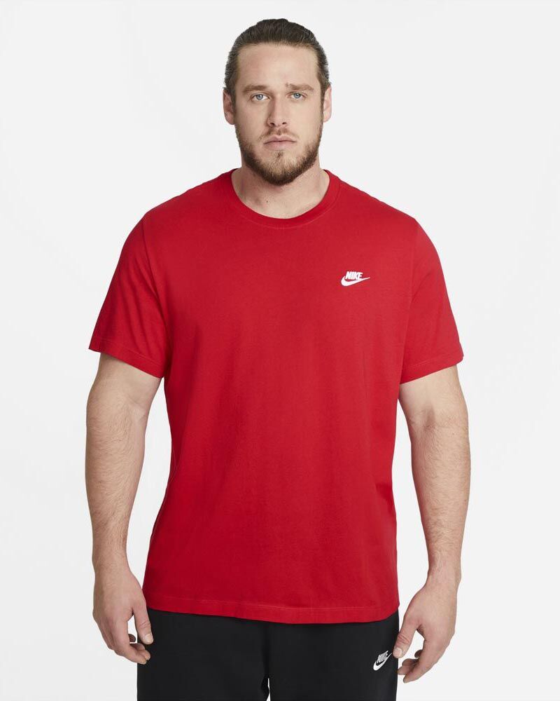 Nike Maglietta Sportswear Rosso per Uomo AR4997-657 XS