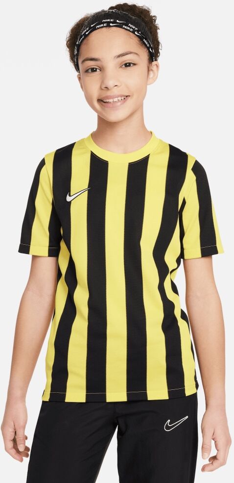 Nike Maglia Striped Division IV Giallo e Nero per Bambino CW3819-719 S