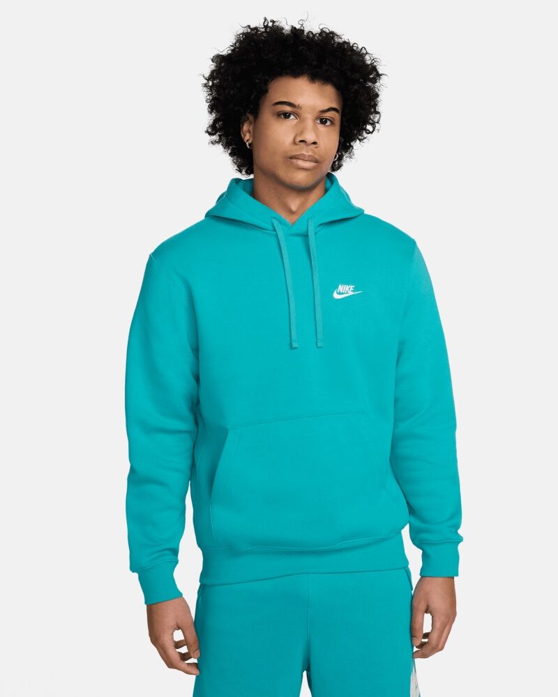 Nike Felpa con cappuccio Sportswear Club Fleece Moss Verde Uomo BV2654-345 XL