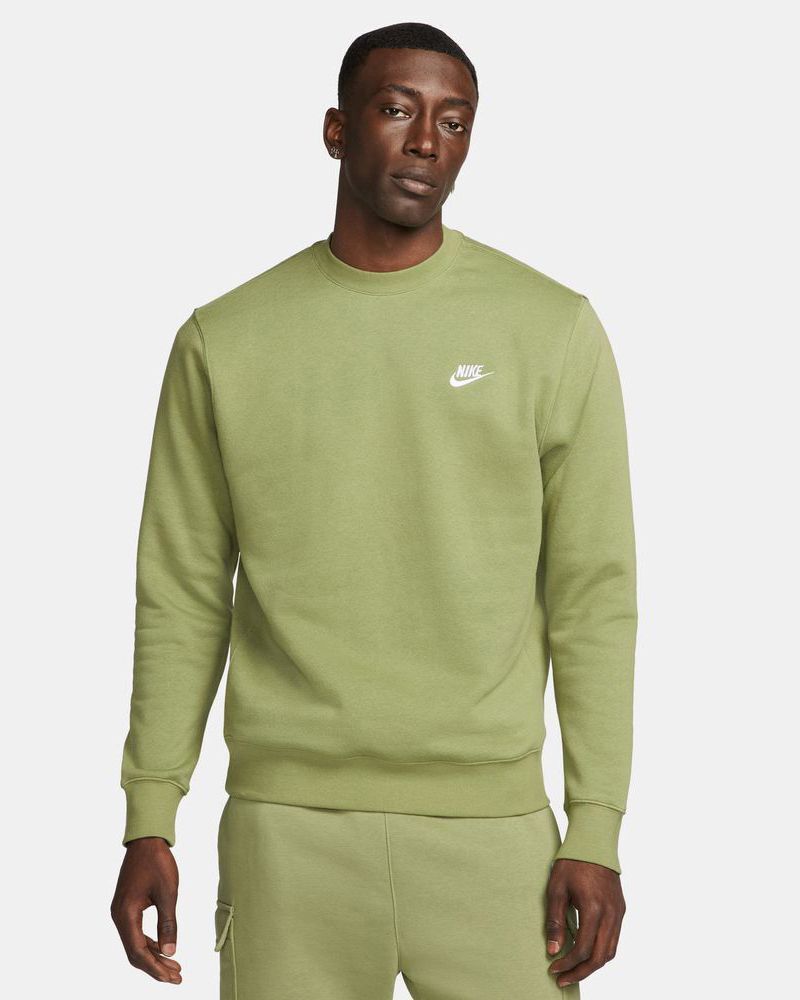 Nike Felpa Sportswear Verde per Uomo BV2662-334 2XL