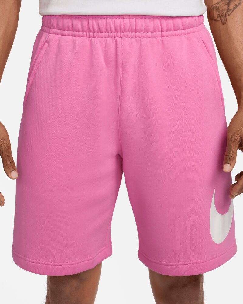 Nike Pantaloncini Sportswear Club Rosa e Bianco Uomo BV2721-675 L