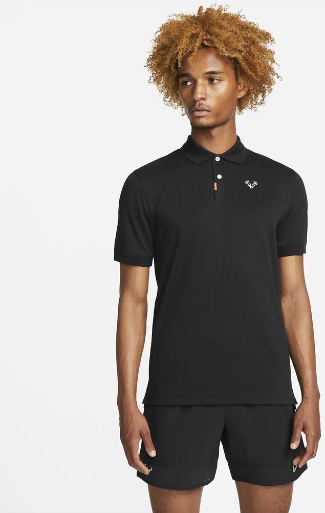 Nike Polo Rafa Nero per Uomo DD8532-010 XL