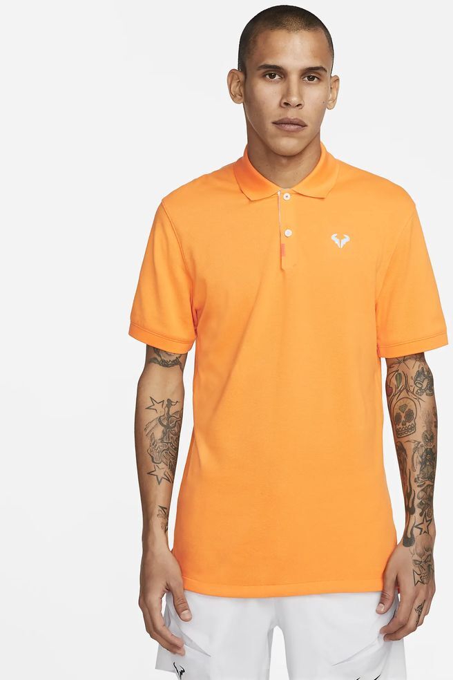 Nike Polo Rafa Arancia per Uomo DD8532-836 XL