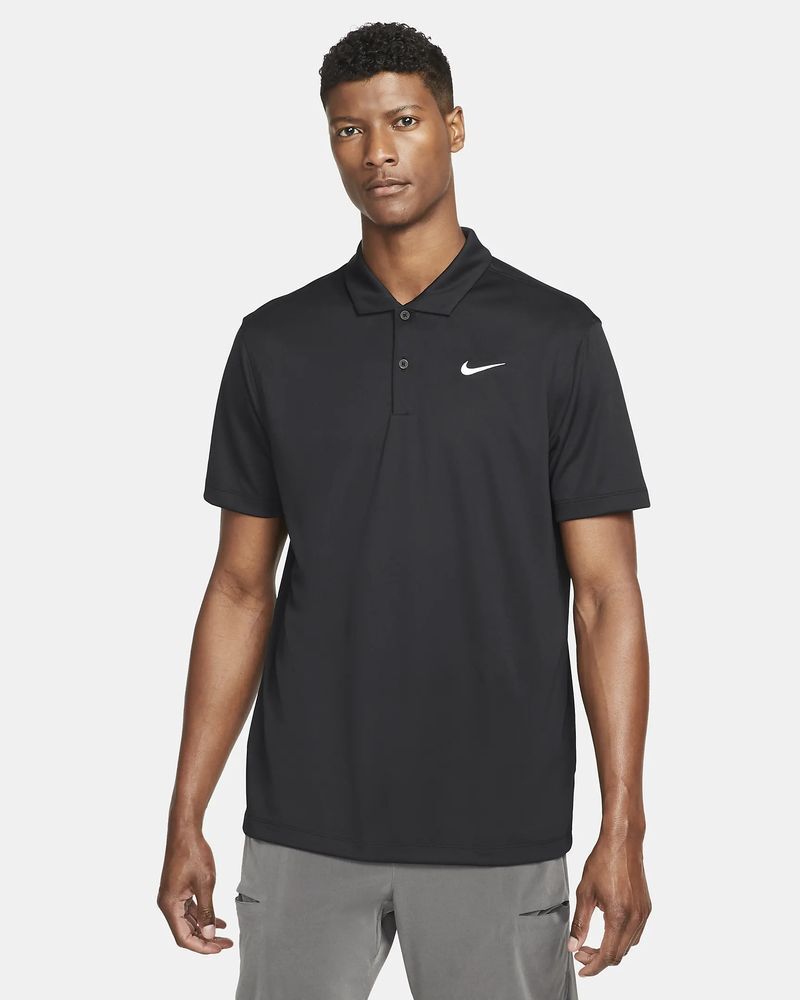 Nike Polo da tennis Court Nero per Uomo DH0857-010 XL