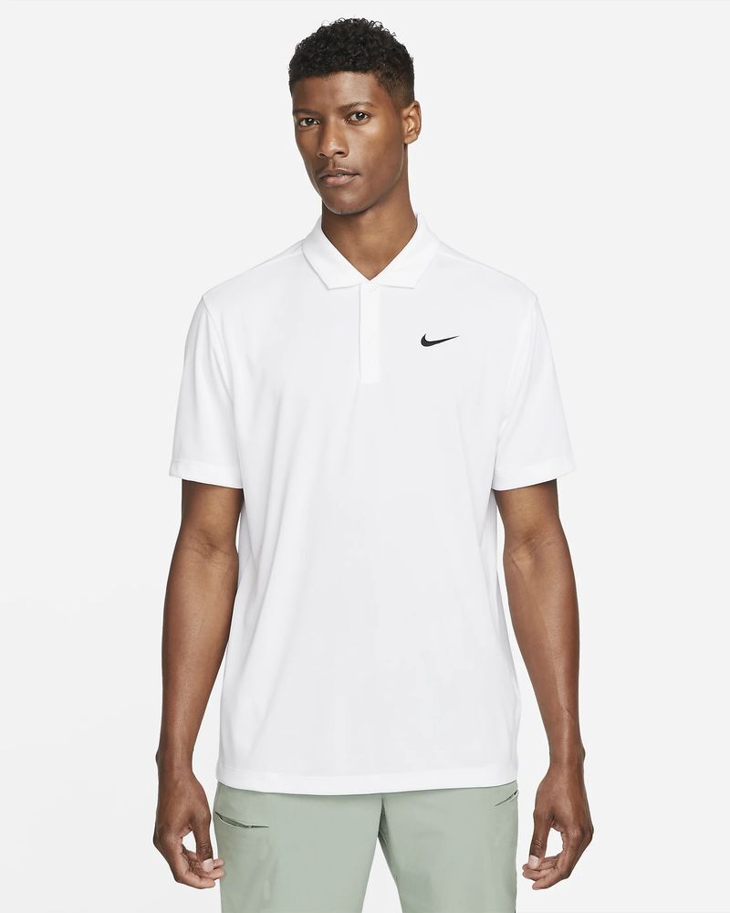 Nike Polo da tennis Court Bianco per Uomo DH0857-100 XL