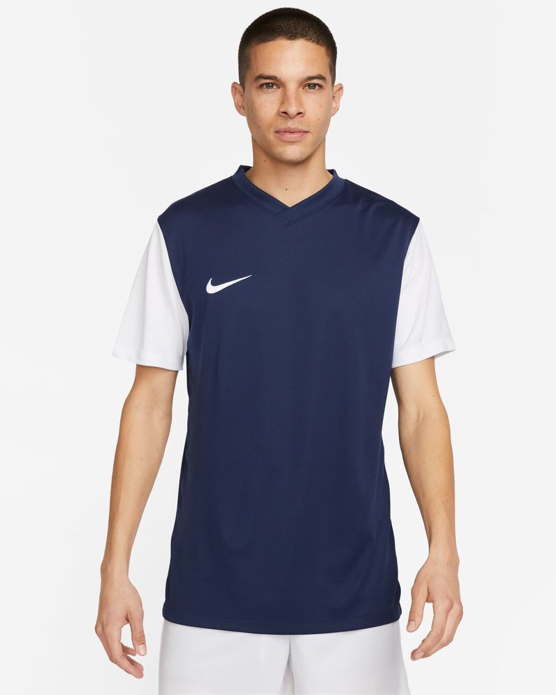 Nike Maglia Tiempo Premier II Blu Navy e Bianco per Uomo DH8035-410 2XL