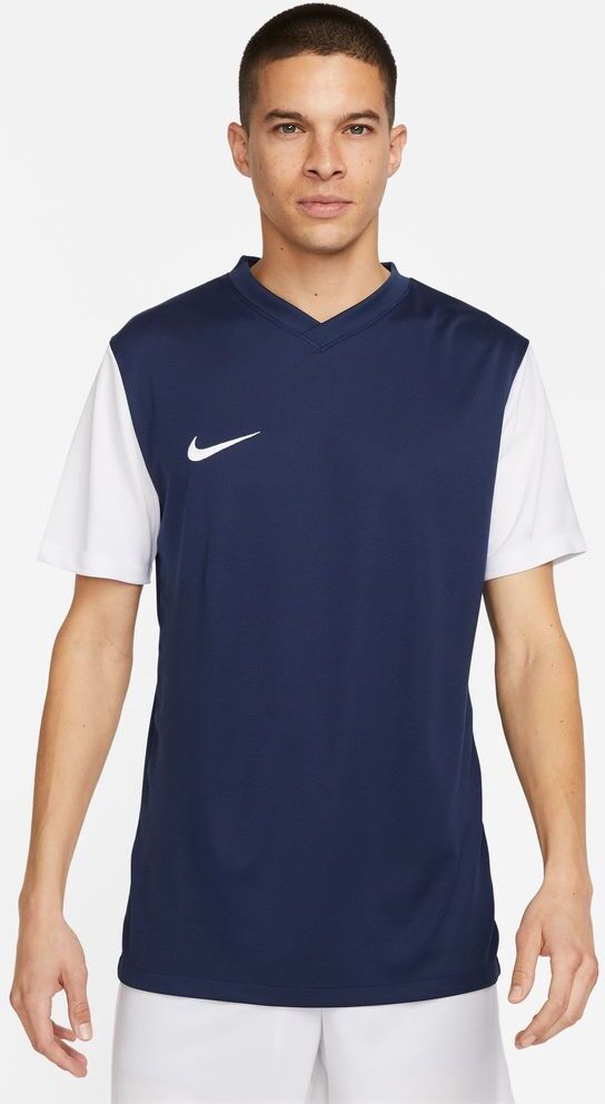 Nike Maglia Tiempo Premier II Blu Navy e Bianco per Uomo DH8035-410 M