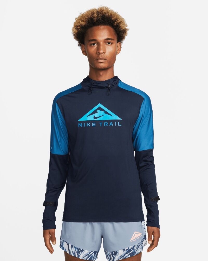 Nike Felpa da trail Trail Blu Navy Uomo DM4743-451 L