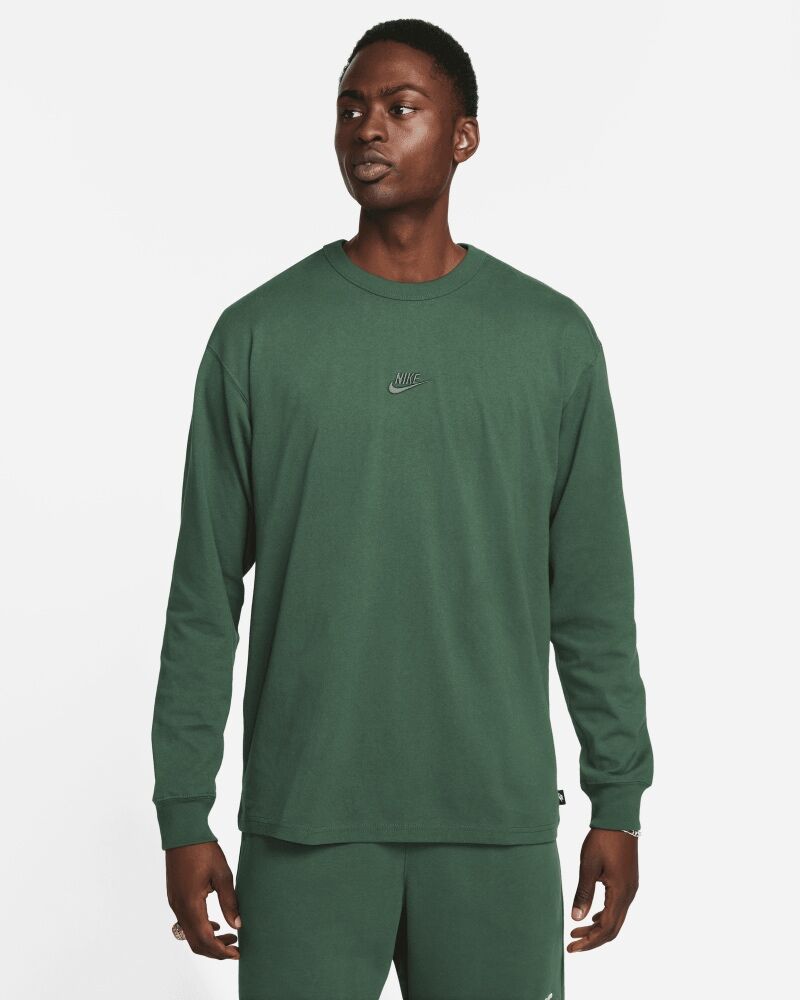 Nike Maglietta a maniche lunghe Sportswear Premium Essentials Verde Uomo DO7390-323 S