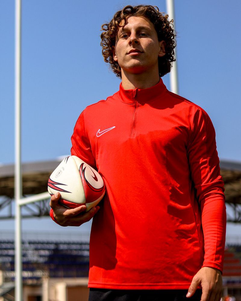 Nike Maglia da calcio per allenamento (1/4) Academy 23 Rosso per Uomo DR1352-657 S