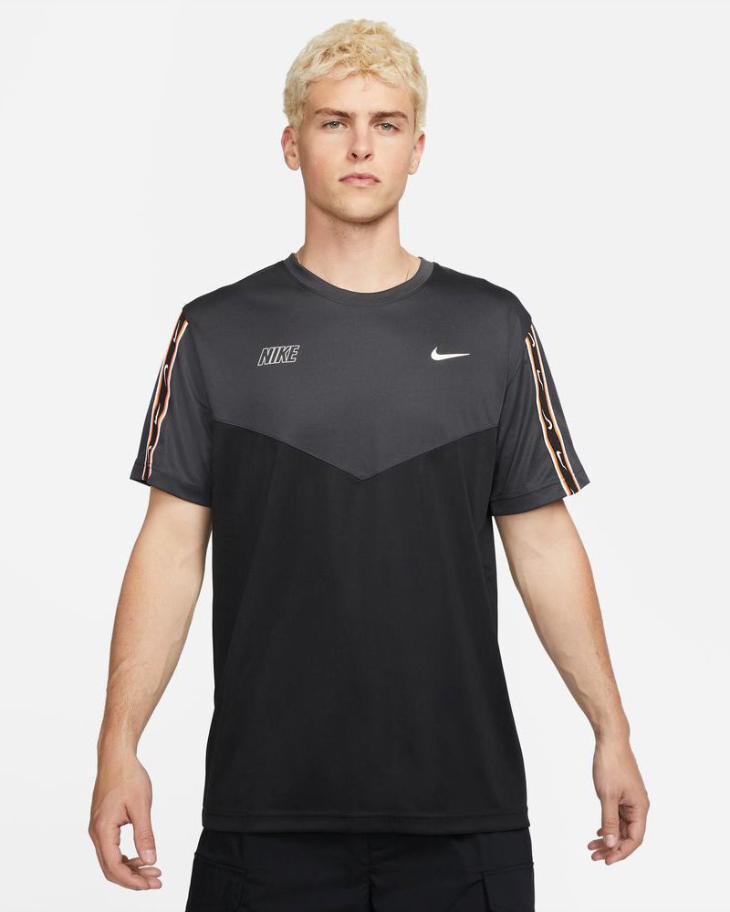 Nike Maglietta Repeat Nero per Uomo DX2301-010 XS