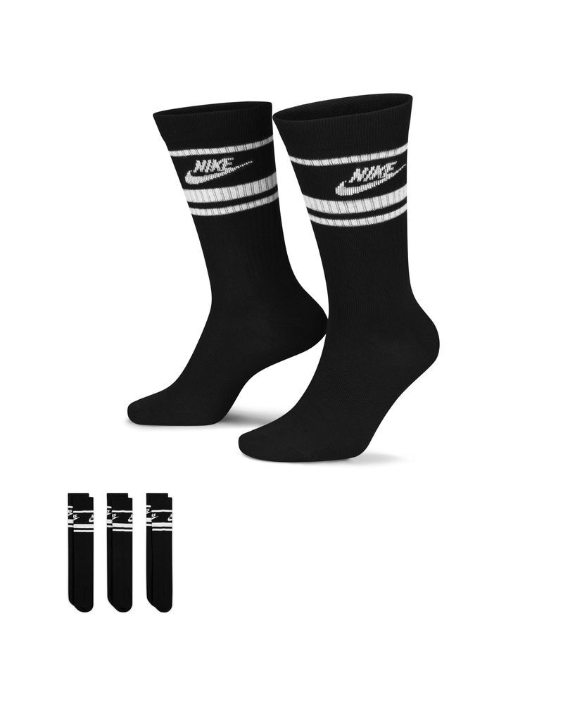 Nike Set di 3 paia di calzini Sportswear Nero Unisex DX5089-010 L