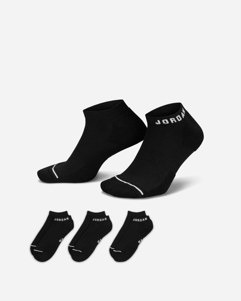 Nike Set di 3 paia di calzini Jordan Nero Adulto DX9656-010 L
