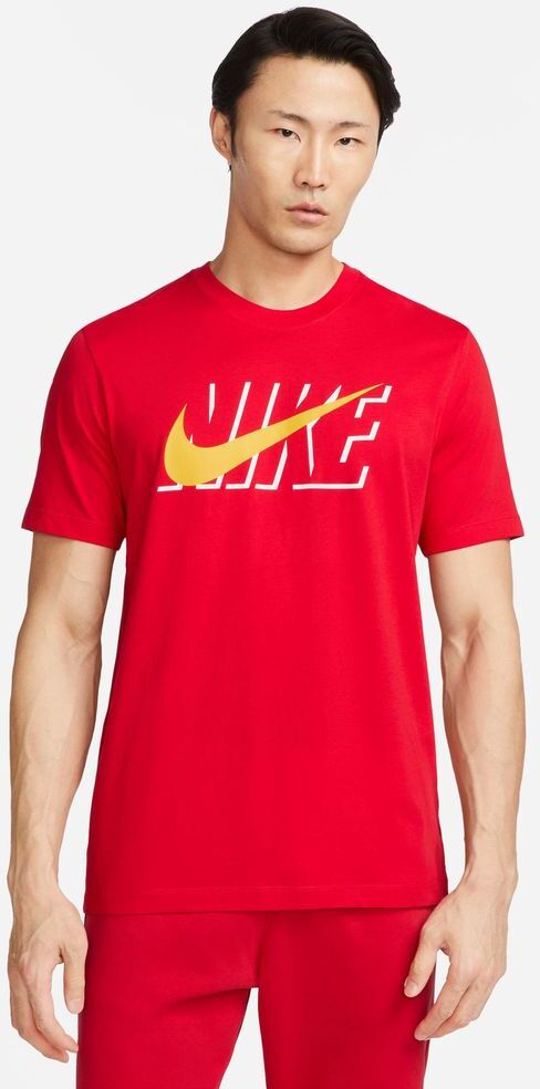 Nike Maglietta Sportswear Rosso Uomo DZ3276-687 XS